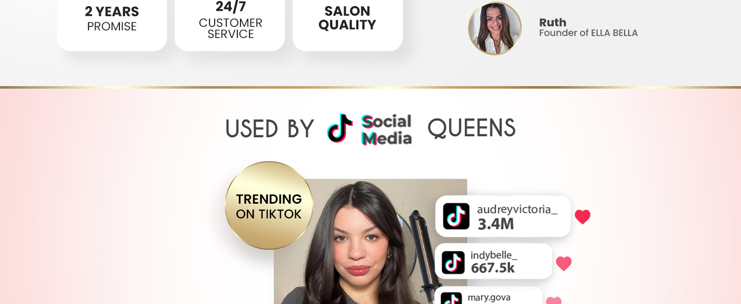 Curling Iron Premium A+ Content