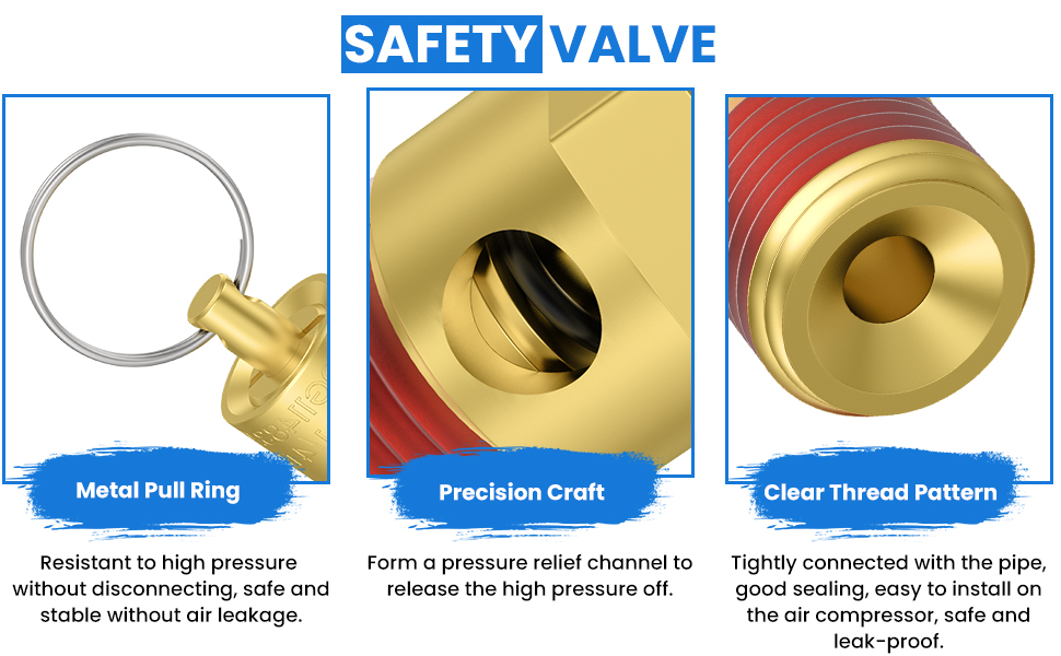 brass safety valve