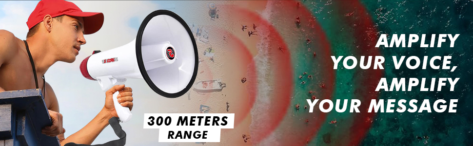 megaphones, bull horns, bull horn loud speaker, horn speaker, megaphone with mic, megaphone speaker