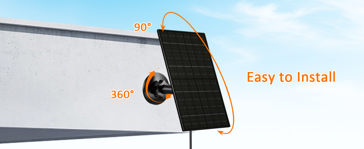 Solar Panel for Security Camera