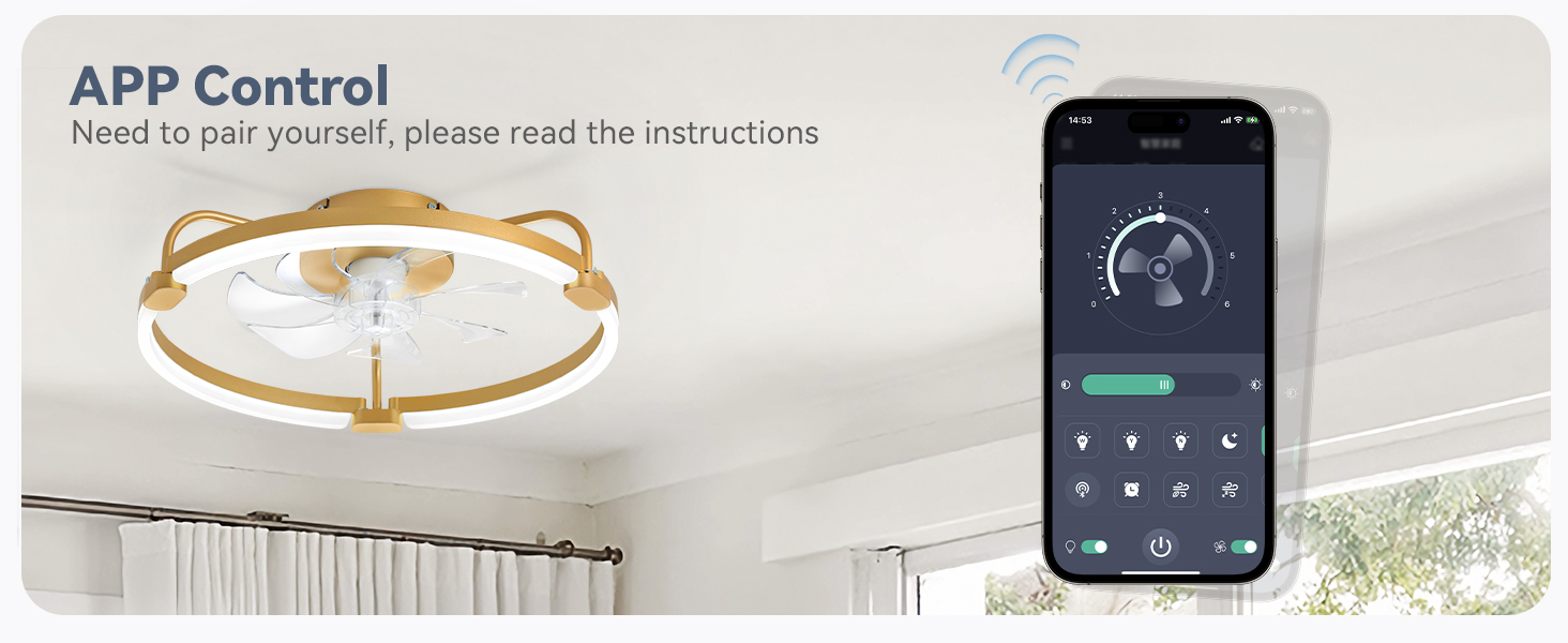 ceiling fan with light and remote