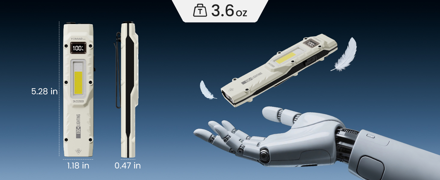 edc flashlight flat flashlight tactical flashlight rechargeable flashlight high lume flashlight