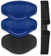 Gel ice packs for injuries reusable ice bags small hot and cold pack wrap around for knee, ankle,...