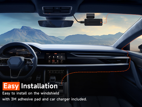 dash cam easy installation