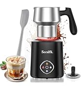 Secura 4-in-1 Electric Milk Frother and Steamer, 13.5oz with Detachable Dishwasher-Safe Stainless...