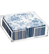 Kordory Acrylic Napkin Holder for Table, Clear Plastic Flat Napkin Holder, Modern Square Paper Na...