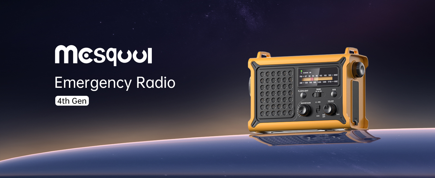 wind up radio emergency with phone charger
