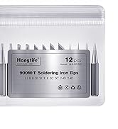 HANGLIFE 900M Soldering Iron Tips with Tip Holder for Hakko, Yihua, Atten, Quick, Ryobi, and More...