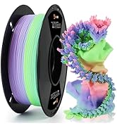 LOVOON Rainbow Gradient 3D Printing PLA Filament 1.75mm Color Shift by Length Multicolor Changing...