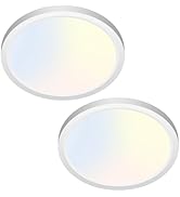 zemty LED Ceiling Light 6.5 Inch, 12W 1200lm Ceiling Mount Light Fixtures, Bright &amp; Adjustable 30...