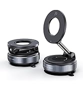 Upgraded 360° Vacuum Magnetic Car Phone Holder, Zynuhmo Adjustable Suction Cup Phone Mount Compat...