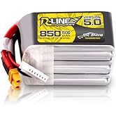 TATTU R-Line Version 5.0 6S Lipo Battery 22.2V 150C 850mAh Lipo Battery Pack with XT30U-F Plug