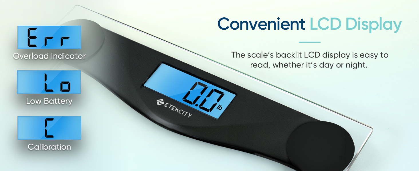 Convenient LCD Display