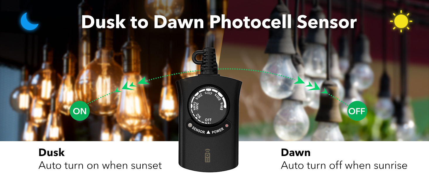 Dusk to Dawn Photocell Sensor