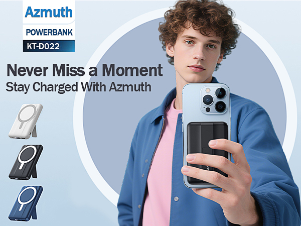 azmuth wireless portable charger