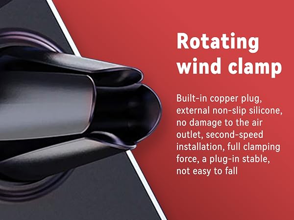 Rotating wind clamp