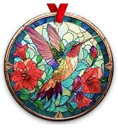 SOL VIBES Hummingbird Christmas Ornaments 2025 - Hummingbird Gifts for Women, Friends, Bird Lover...