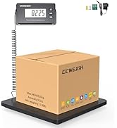Shipping Scales 440lbs x 1oz Highly Accurate Postal Scales Ultrathin ABS Large Platform,Superligh...
