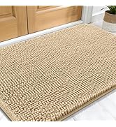 OLANLY Dog Door Mat for Muddy Paws 30x20, Absorbs Moisture and Dirt, Absorbent Non-Slip Washable ...