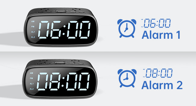 dual alarm clock