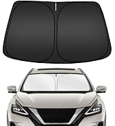 ARISMOTOR Windshield Sun Shade for N-issan Murano 2015-2024, Custom Fit Foldable Front Window Sun...