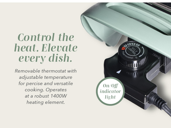 Control the Temperature.