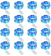 Onforu 16 Pack Fairy Lights Battery Operated String Lights, 6.5ft 20 Mini LED Lights, IP67 Waterp...