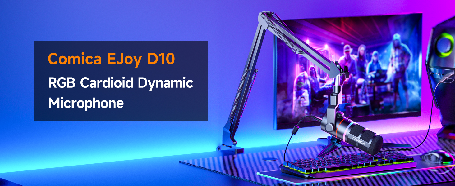 Comica EJoy D10(A) USB Gaming Microphone