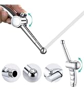 BARROCK Hand Held Bidet Sprayer for Toilet Shattaf Sprayer Replacement, 7 Holes Handheld Jet Spra...