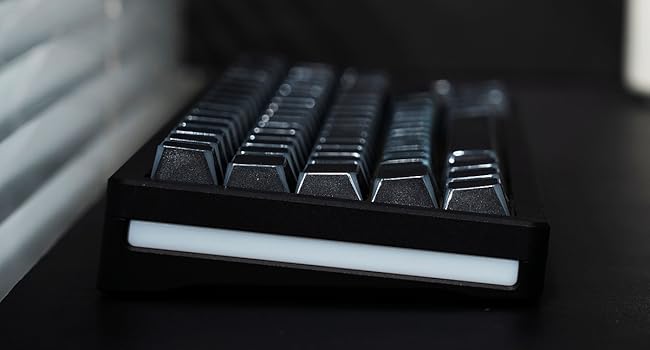 PBT Shine Through Keycaps Manga White, OEM Profile Side Printed Custom Key caps