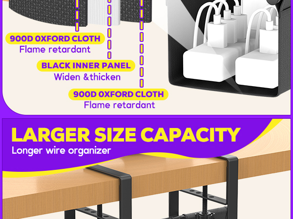 Under Desk Cable Management Tray