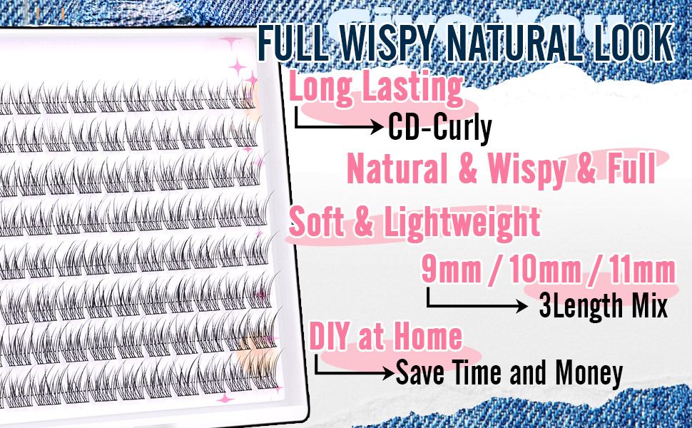 lashes clusters cluster lashes eyelash extension lash extensions wispy lash clusters d curl lashes