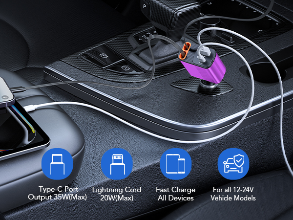 Retractable Car Charger