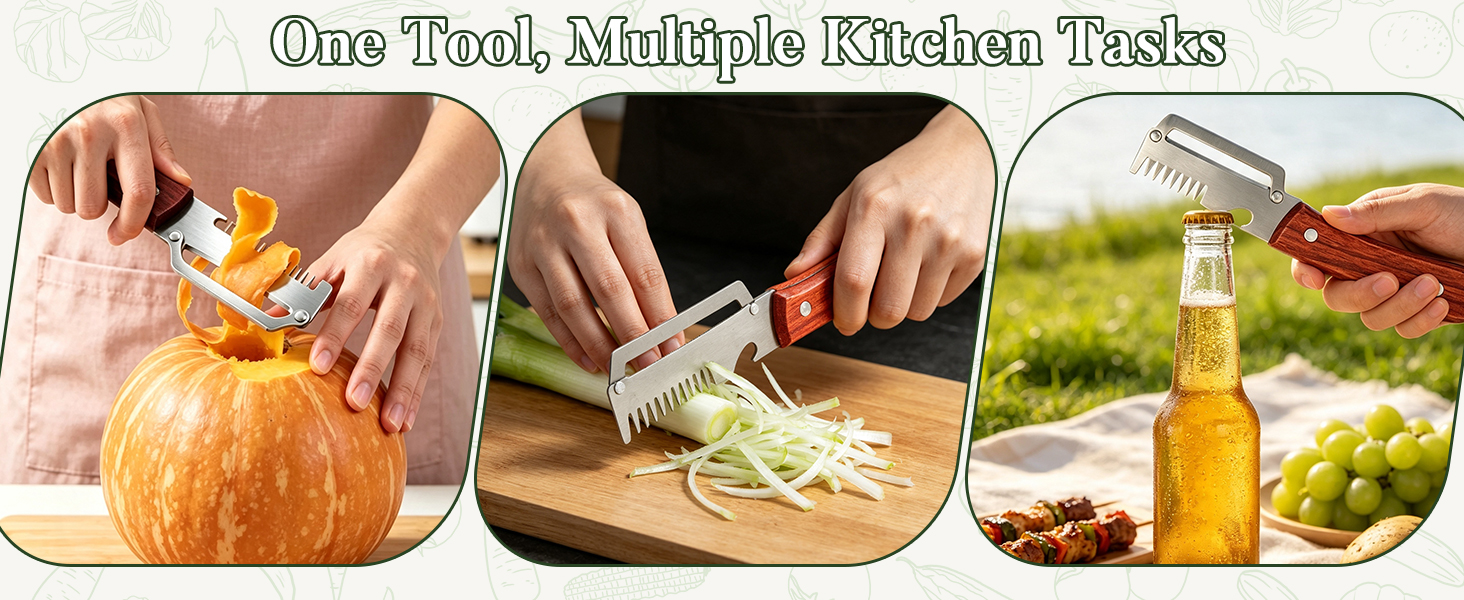 One Tool, Multiple Kitchen Tasks