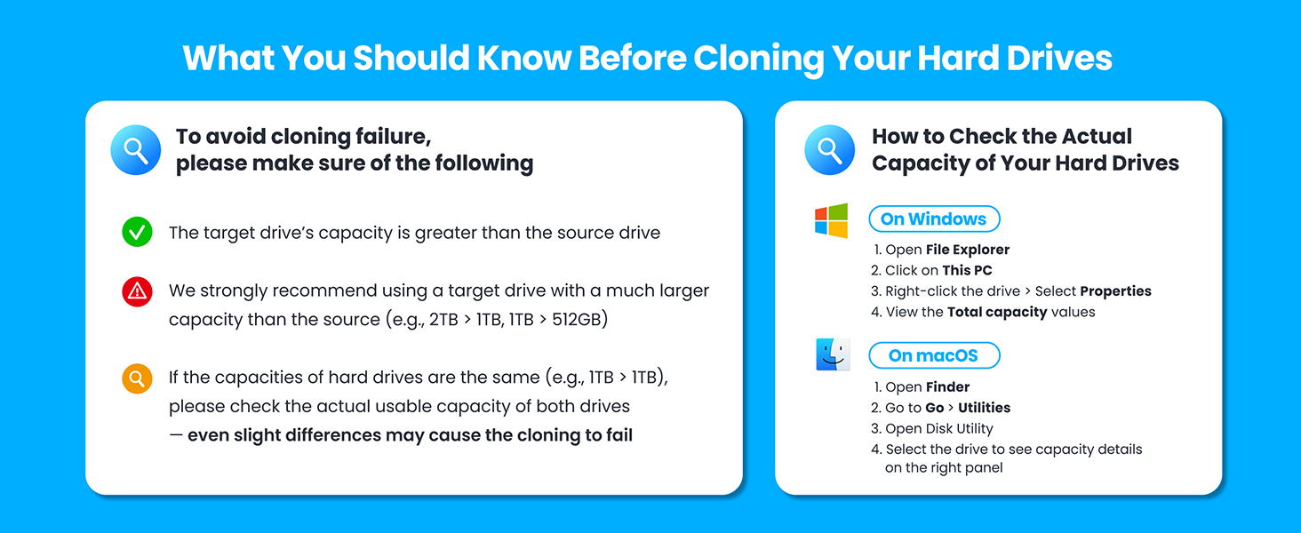 Why does my hard drive clone keep failing?