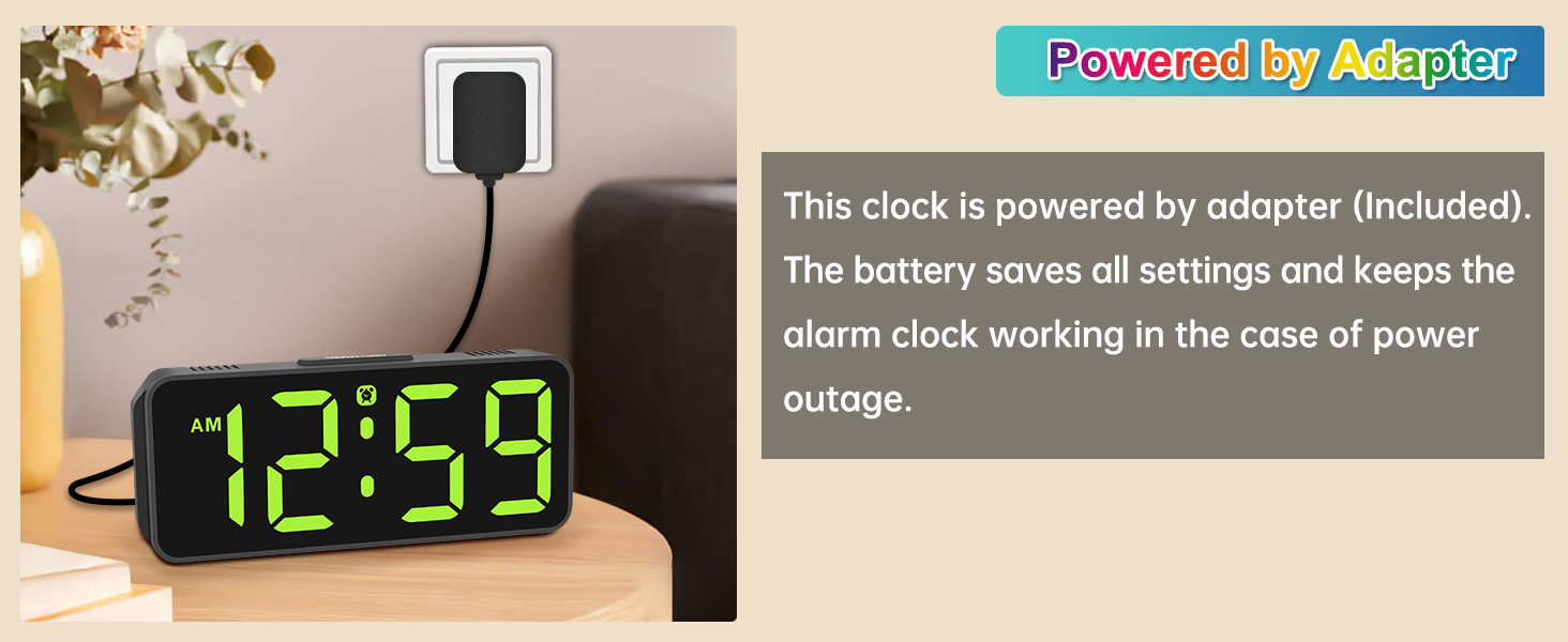 loud alarm clock for heavy sleepers adults