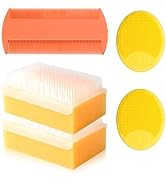 Cradle Cap Brush for Babies, 5Pcs Cradle Cap Treatment Set with Soft Bristle Brushes Silicone Scr...