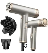 YAPOY Professional Hair Dryer with Diffuser Fast Drying 200 Million Ionic Blow Dryer with 110, 00...