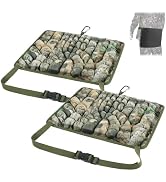 ANGAR 2PACK Hunting Seat Cushion, Memory Foam Silent Lightweight Camo Tree Stand Seat Cushion, Po...
