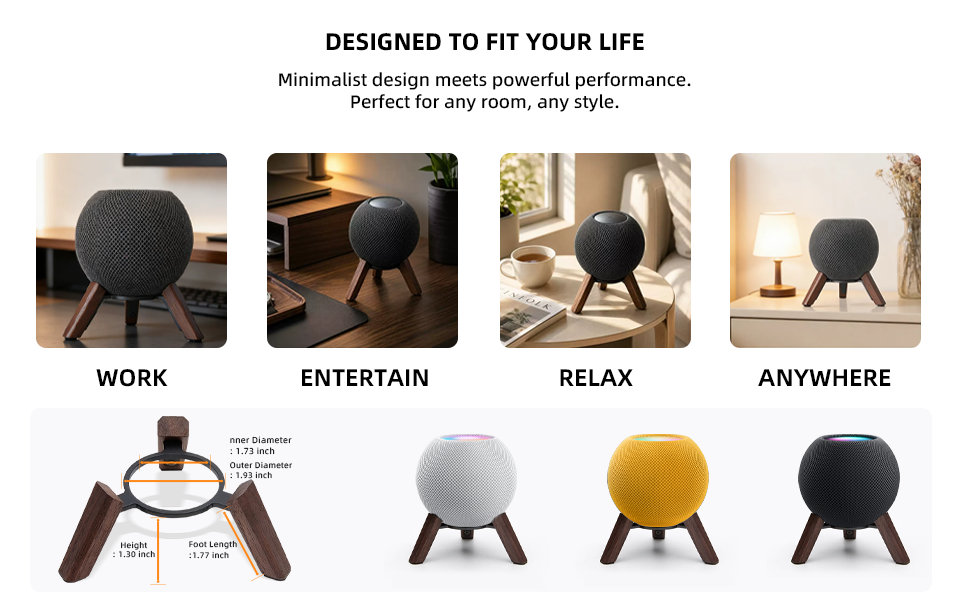 DESIGNED TO FIT YOUR LIFE Minimalist design meet powerful performance Perfect for any room any style