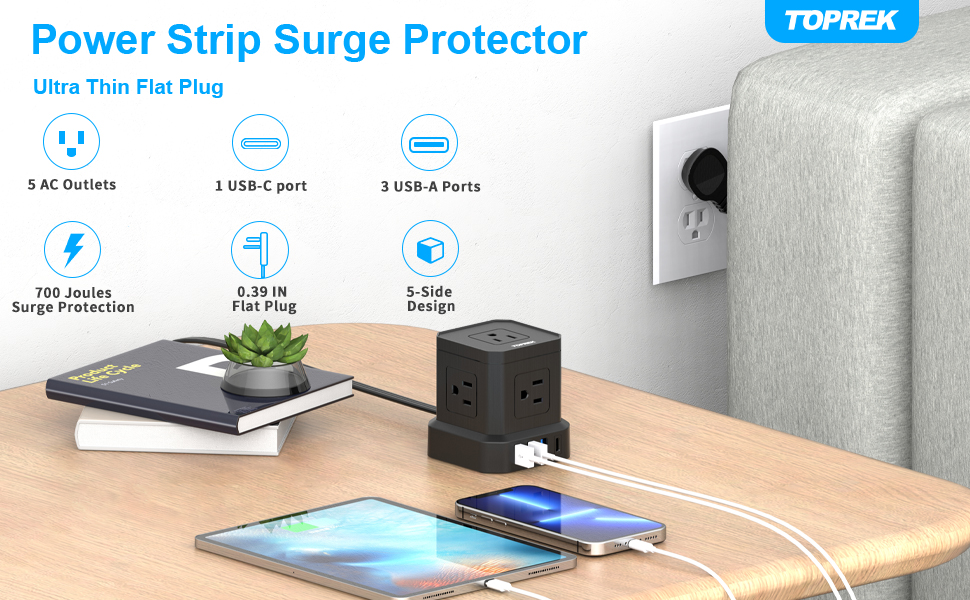 Power Strip Surge Protector