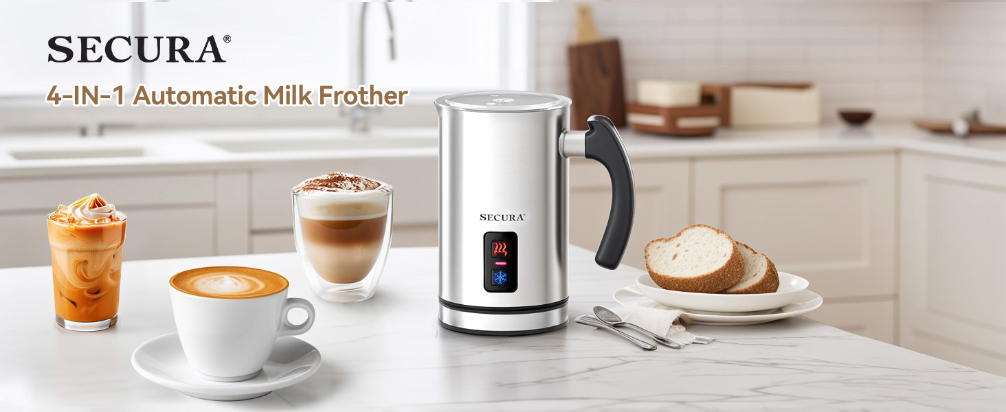 milk frother and warmer