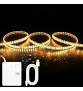 XINGZHI Waterproof LED Strip Lights Battery Operated, Battery Powered + Type-C Dual Power 3.3ft H...