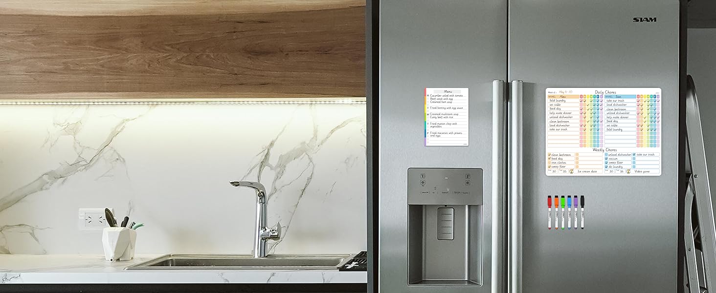 Magnetic Chore Chart for Kids Multiple Kids