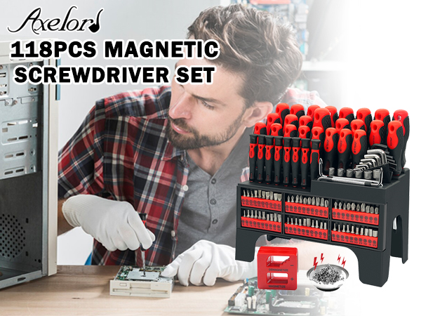 118PCS Magnetic Screwdriver Set