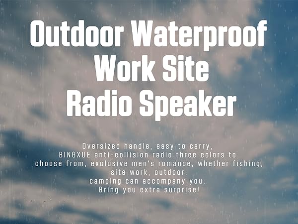 Outdoor waterproof radio