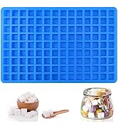 Sakolla 126 Cavities Square Candy Silicone Molds, Mini Silicone Molds for Chocolate, Hard Candy, ...