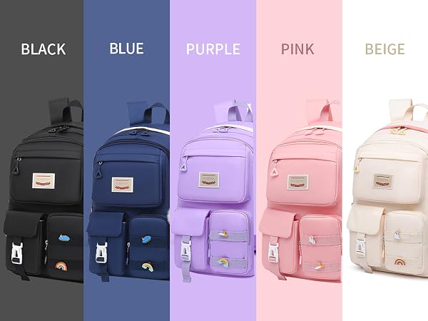 Girls Backpack Multiple Colors