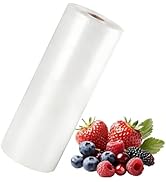 OnlyPaper 10x14 Food Storage bags, Clear Plastic Bags - Leakproof Perforated Produce Bags, Vegeta...
