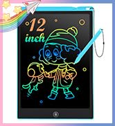 Toddler Kids Toys Gifts - 12 Inch LCD Writing Tablet Doodle Board Pad, Colorful Drawing Tablets E...